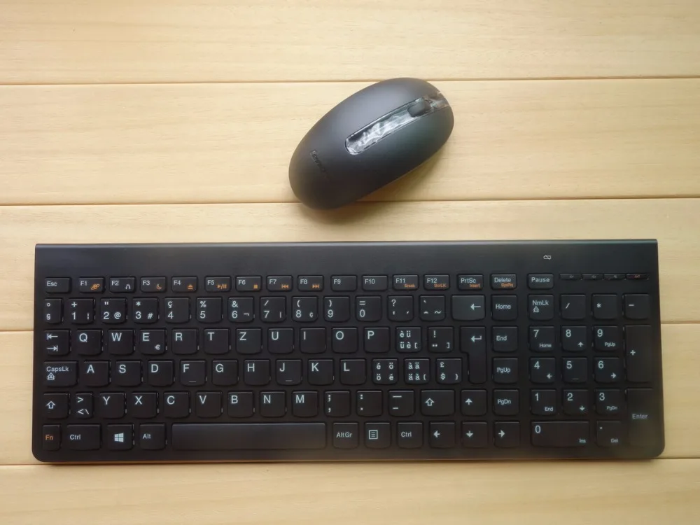 Фото Набор беспроводных клавиатуры и мыши для настольных ПК Lenovo | Компьютеры офис