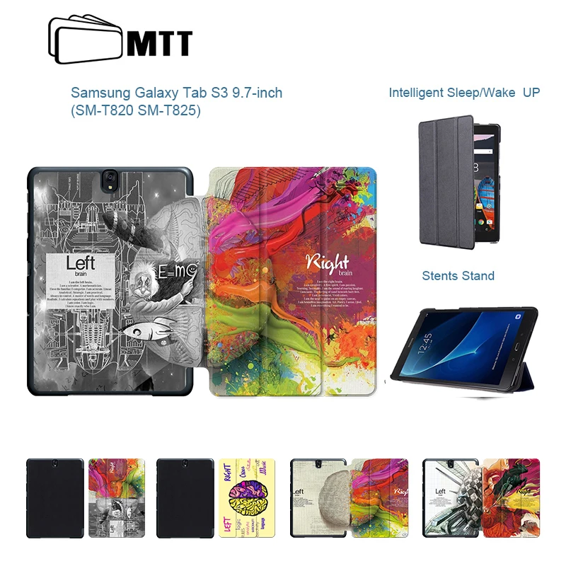 PU Leather Flip Stand Printing Left Right Brain Skin Case For Samsung Galaxy Tab S3 9.7 T820 T825 Cases Cover Funda Tablet Shell
PU Leather Flip Stand Printing Left Right Brain Skin Case For Samsung Galaxy Tab S3 9.7 T820 T825 Cases Cover Funda Tablet Shell