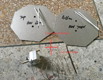 2 Pcs Heating Element+1 pcs Thermostat For Model FY-6 Egg Waffle Makers Machine Spare parts 
2 Pcs Heating Element+1 pcs Thermostat For Model FY-6 Egg Waffle Makers Machine Spare parts