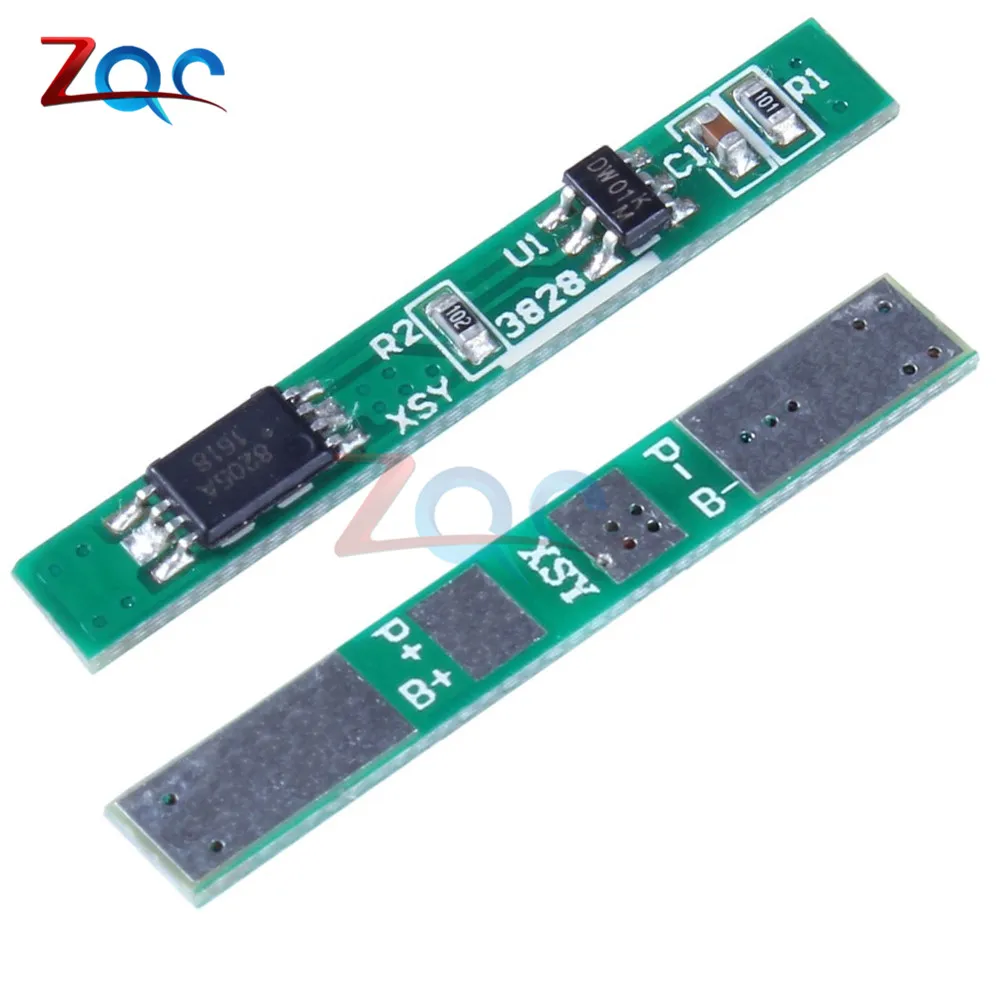 5 шт. защитная полимерная плата для литиевых батарей 1S 3 7 В 2 5a BMS PCM PCB модуль защиты