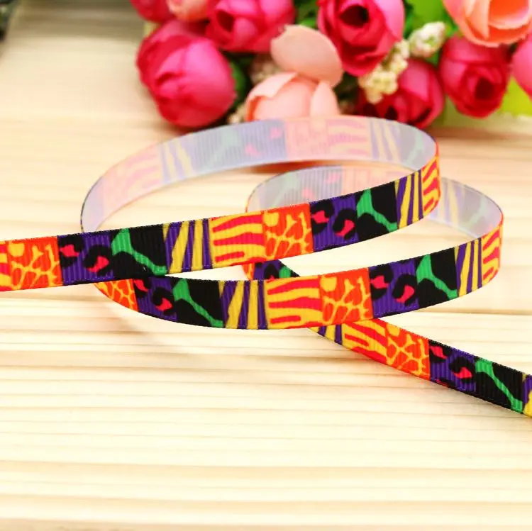 3/8inch Free Shipping Leopard Printed Grosgrain Ribbon material Headwear Party Decoration Diy Wholesale Craft 9mm P5100
3/8inch Free Shipping Leopard Printed Grosgrain Ribbon material Headwear Party Decoration Diy Wholesale Craft 9mm P5100