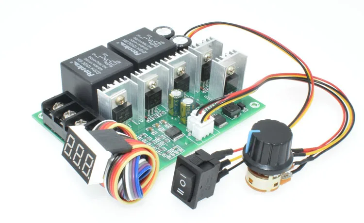 The PWM dc motor governor has a brush reducer to reverse the reverse reverser switch 40A 12V24V36 external digital display LCD.
The PWM dc motor governor has a brush reducer to reverse the reverse reverser switch 40A 12V24V36 external digital display LCD.