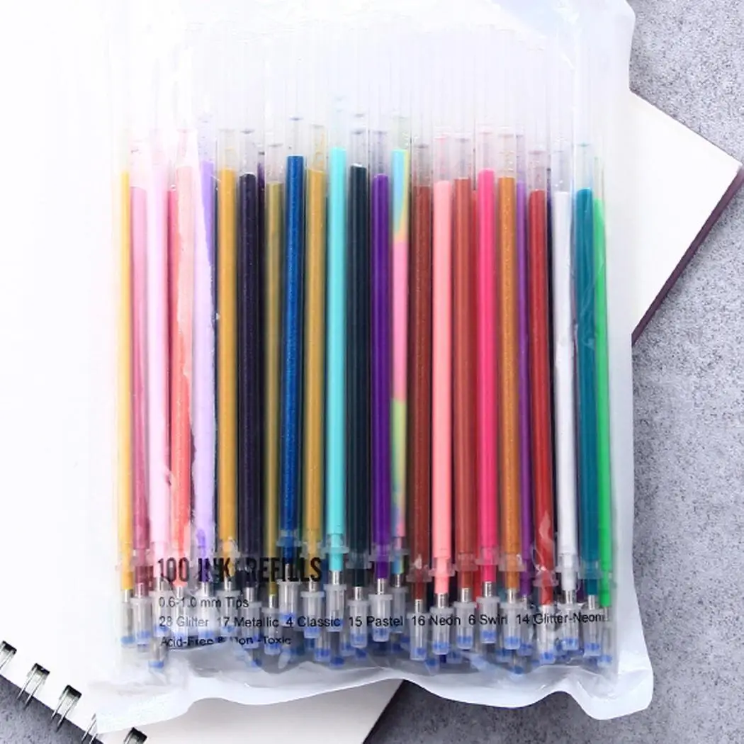 Durable Practical Gel Pen Refills Set For Students Writing Painting Multicolor Writing, Tool Home, School
Durable Practical Gel Pen Refills Set For Students Writing Painting Multicolor Writing, Tool Home, School