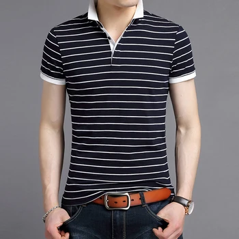 2020 New Fashions Brand Clothing Summer Polo Shirt Men's Striped Slim Fit Short Sleeve Top Grade Boys Polos Casual Mens Clothing
2020 New Fashions Brand Clothing Summer Polo Shirt Men's Striped Slim Fit Short Sleeve Top Grade Boys Polos Casual Mens Clothing