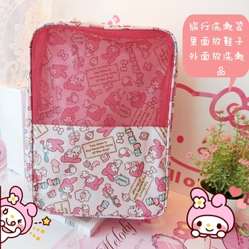 Cartoon Cute My Melody Cosmetic Bag Women Foldable Travel Organizer Pouch My Melody Make Up Bag Shoe Storage Sorting Bag
Cartoon Cute My Melody Cosmetic Bag Women Foldable Travel Organizer Pouch My Melody Make Up Bag Shoe Storage Sorting Bag