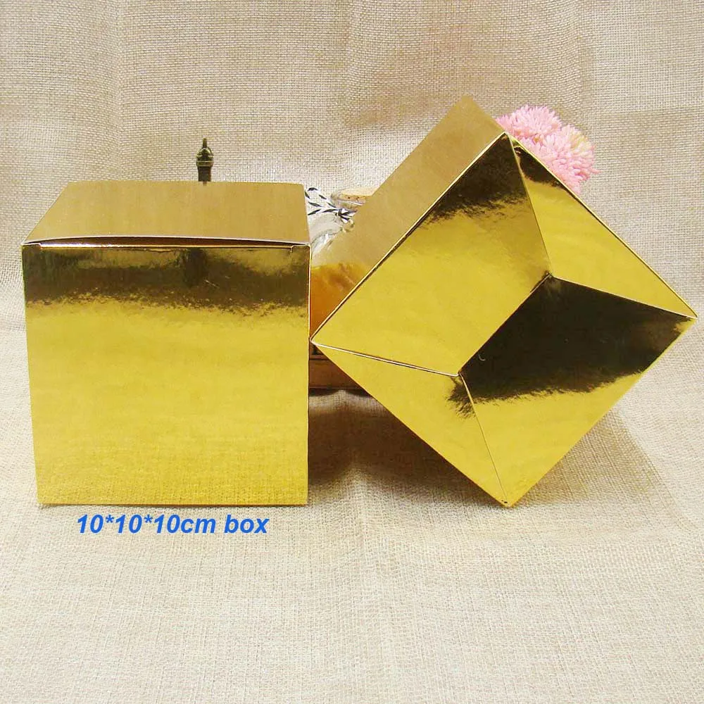10*10*10cm30pcs gold Wedding Paper Candy Boxes Gold Baby Shower Gifts box For Guest Birthday Party Christmas Decoration Supplies
10*10*10cm30pcs gold Wedding Paper Candy Boxes Gold Baby Shower Gifts box For Guest Birthday Party Christmas Decoration Supplies