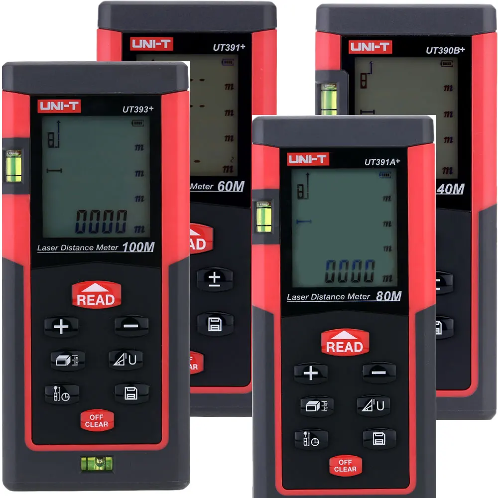 UNI-T UT391+ Digital Laser Distance Meter Range Finder Measure Tape Laser Telemetre Handheld 60m laser rangefinder
UNI-T UT391+ Digital Laser Distance Meter Range Finder Measure Tape Laser Telemetre Handheld 60m laser rangefinder