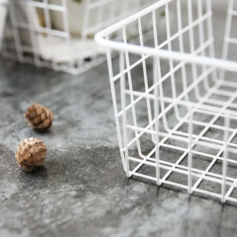 Iron Hollow-Out Storage Basket Metal Wire Mesh Basketry Desk Tray For Bathroom kitchen Bath
Iron Hollow-Out Storage Basket Metal Wire Mesh Basketry Desk Tray For Bathroom kitchen Bath
