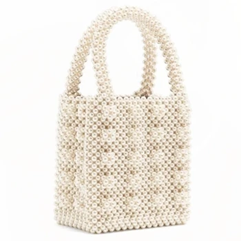 Design Ins Paragraph Pearl Heavy Metal Beads Handbag Pearls Bag Beading Box Totes Bag Vintage Female Top-Handle Dropshipping
Design Ins Paragraph Pearl Heavy Metal Beads Handbag Pearls Bag Beading Box Totes Bag Vintage Female Top-Handle Dropshipping