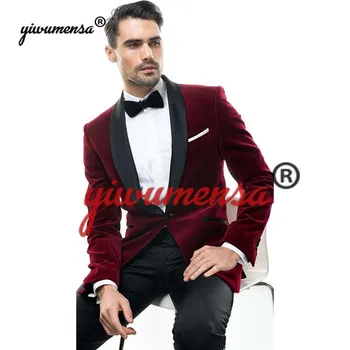 Black Shawl Lapel Wine Red Men Suits For Wedding 2019 Custom Made Costume Homme Mariage Formal Skinny Mens Suits With Pants
Black Shawl Lapel Wine Red Men Suits For Wedding 2019 Custom Made Costume Homme Mariage Formal Skinny Mens Suits With Pants
