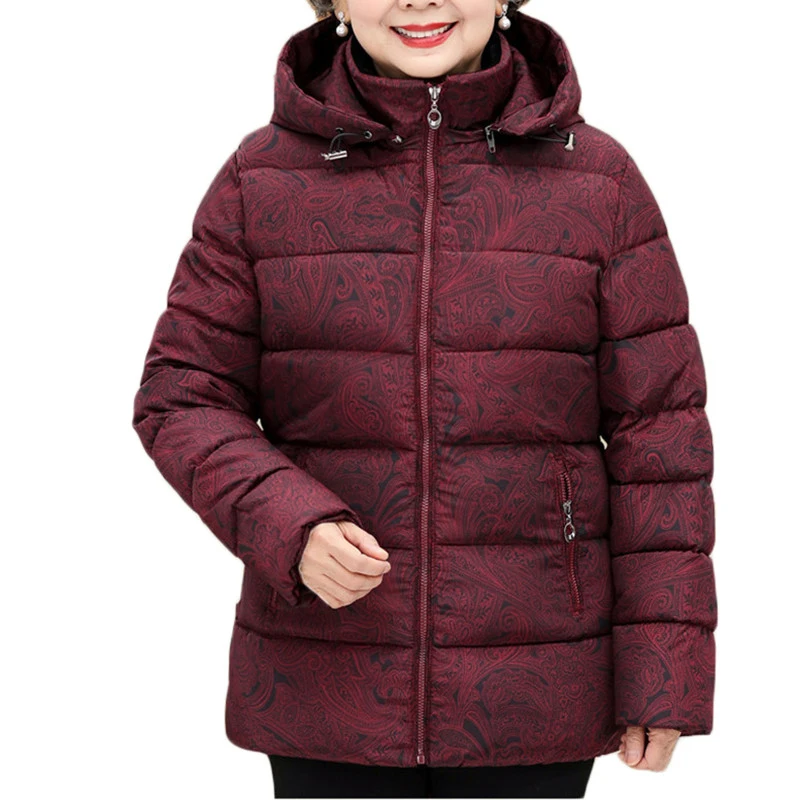 Winter Jacket Plus Size Women Printing Style Parkas Hooded Cotton Coat Women Slim Casual Warm Parka Down cotton Jackets 5XL A880
Winter Jacket Plus Size Women Printing Style Parkas Hooded Cotton Coat Women Slim Casual Warm Parka Down cotton Jackets 5XL A880