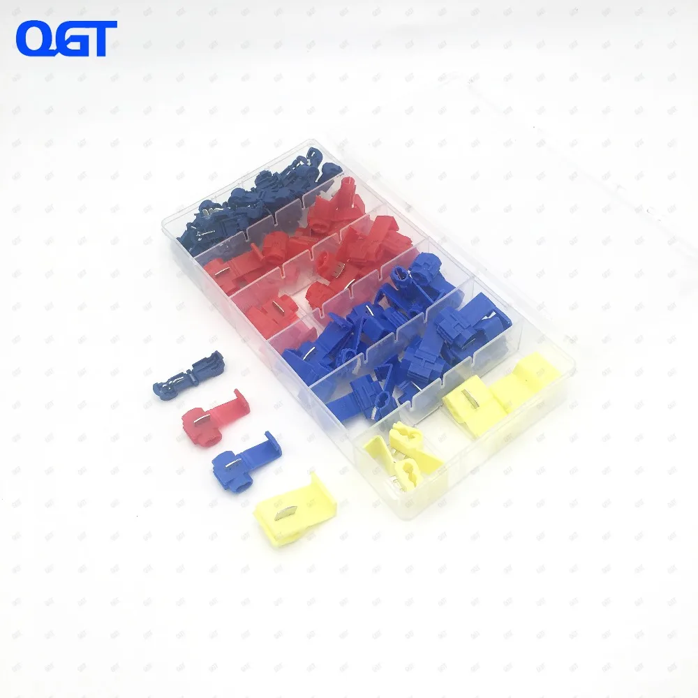65pcs/box Insulated 0.5-6mm Terminal Kits Set Quick Splice Electrical Wire Cable Connector Crimp Scotch Lock Terminals
65pcs/box Insulated 0.5-6mm Terminal Kits Set Quick Splice Electrical Wire Cable Connector Crimp Scotch Lock Terminals