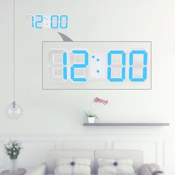 Modern Design Large Size Digital LED Wall Clock Watch Unique Vintage Home Decoration Timer Watch Alarm Clocks
Modern Design Large Size Digital LED Wall Clock Watch Unique Vintage Home Decoration Timer Watch Alarm Clocks