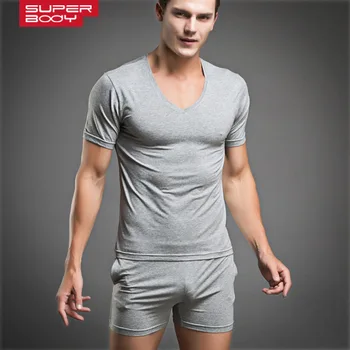 Free Shipping High Quality Sexy Mens Underwear Sleepwear Breathable Pajamas Fashion Male Undershirt Set 4 Colors 2016 New Style!
Free Shipping High Quality Sexy Mens Underwear Sleepwear Breathable Pajamas Fashion Male Undershirt Set 4 Colors 2016 New Style!