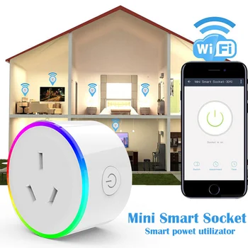 Smart Plug WiFi Control Socket Power Energy Monitoring Timer Switch EU/US/UK Outlet Voice Control With Alexa Google Home IFTTT
Smart Plug WiFi Control Socket Power Energy Monitoring Timer Switch EU/US/UK Outlet Voice Control With Alexa Google Home IFTTT