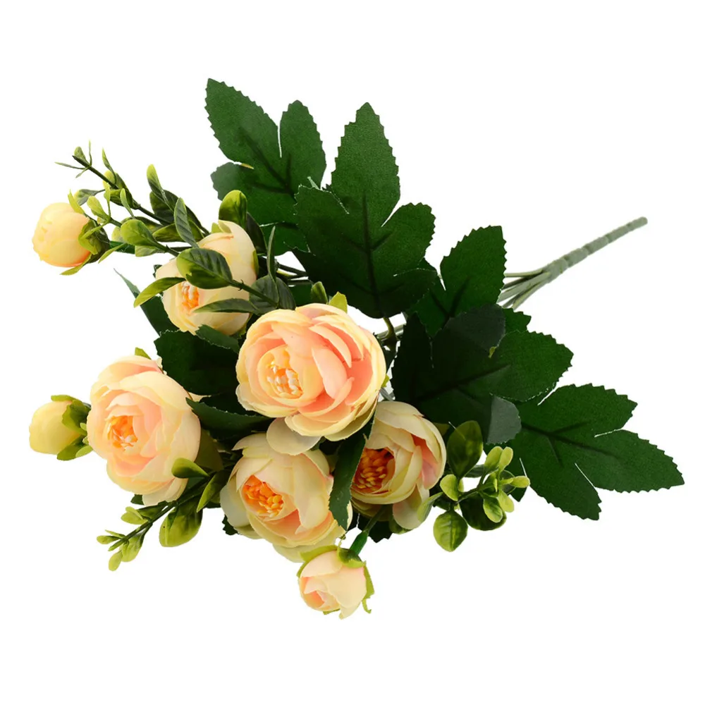 Realistic Spring Artificial Fake Peony Flower Hotel Wedding