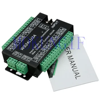 Fast shipping 10Pcs 24CH DMX Controller DMX 512 Decoder RGB LED Strip Module Dump Node 24x3A WS24LU3A 5-24V
Fast shipping 10Pcs 24CH DMX Controller DMX 512 Decoder RGB LED Strip Module Dump Node 24x3A WS24LU3A 5-24V