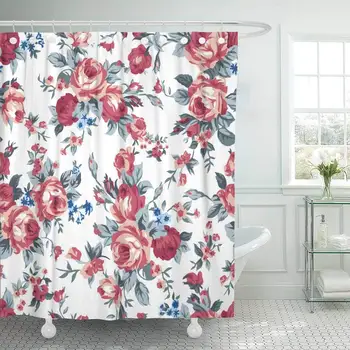 Fabric Shower Curtain Hooks Colorful Floral Shabby Chic Granny Vintage Chintz Roses in Seamlessly Pattern Raster
Fabric Shower Curtain Hooks Colorful Floral Shabby Chic Granny Vintage Chintz Roses in Seamlessly Pattern Raster