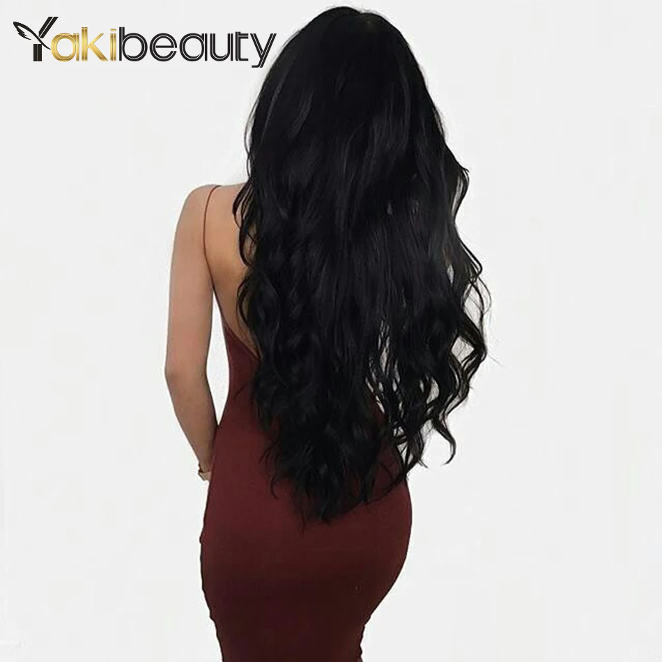 Pre Plucked Full Lace Human Hair Wigs For Women Natural Black 180% Density Malaysian Body Wave Virgin Hair Full Lace Wig No Shed (16)