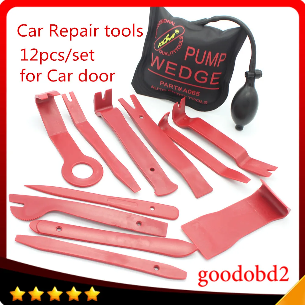 12pc/set PDR Hook Tools Kit Car Radio Door Clip Panel Trim Dash Audio Removal Installer Pry Kit Set for univeral car +pump wedge
12pc/set PDR Hook Tools Kit Car Radio Door Clip Panel Trim Dash Audio Removal Installer Pry Kit Set for univeral car +pump wedge