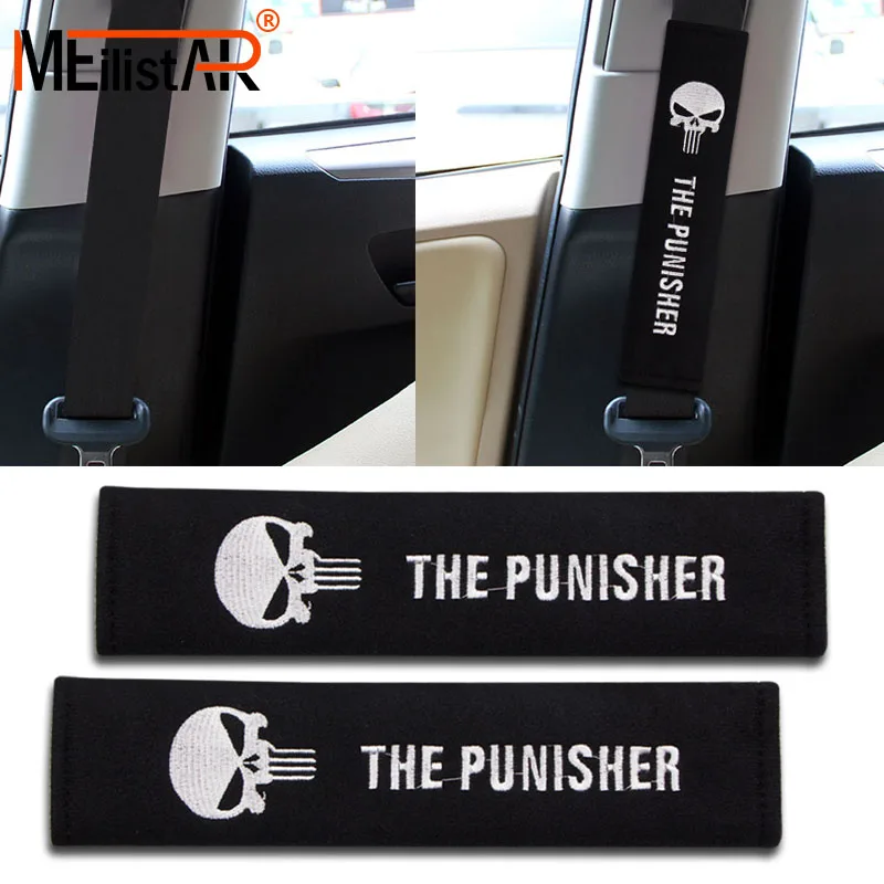 2pcs/set car styling cotton shoulder pad Car badge Emblem seat belt cover The PUNISHER logo for Audi Bmw Ford Car accessories
2pcs/set car styling cotton shoulder pad Car badge Emblem seat belt cover The PUNISHER logo for Audi Bmw Ford Car accessories