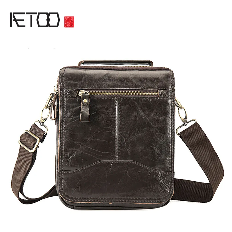 AETOO Oil wax leather leather Europe and America retro men's 8 inch summer travel simple shoulder diagonal package
AETOO Oil wax leather leather Europe and America retro men's 8 inch summer travel simple shoulder diagonal package