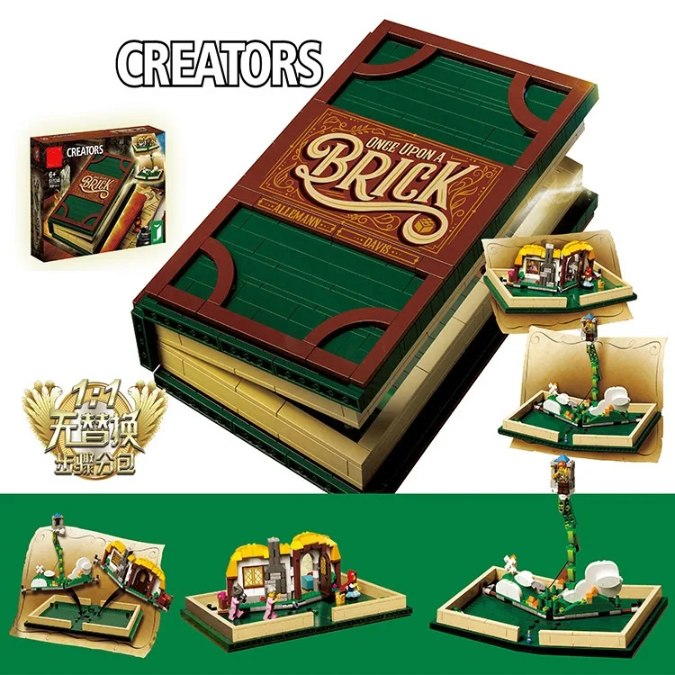 Idea Series Sets 859Pcs Once Upon a Brick Compatible Legoinglys 21315 Model Building Kits Blocks Bricks Toys For Children Gifts
Idea Series Sets 859Pcs Once Upon a Brick Compatible Legoinglys 21315 Model Building Kits Blocks Bricks Toys For Children Gifts