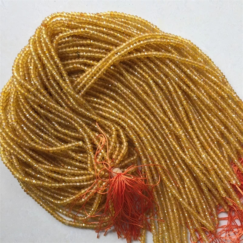 3*4mm Natural Stone Rondelle Spacer Seed Abacus Beads For Jewelry Making Faceted Color Clear Citrines Diy Beads Loose Wholesale
3*4mm Natural Stone Rondelle Spacer Seed Abacus Beads For Jewelry Making Faceted Color Clear Citrines Diy Beads Loose Wholesale