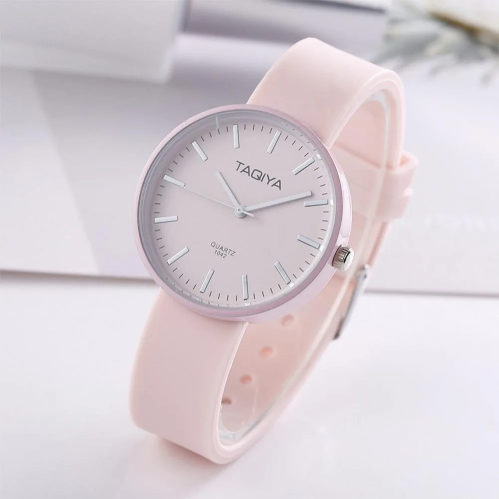 5 Colour Simple Style Silicone Watch Fashsion Women Watches Quartz Wristwatch Clock For Ladies Female Students Cool
5 Colour Simple Style Silicone Watch Fashsion Women Watches Quartz Wristwatch Clock For Ladies Female Students Cool