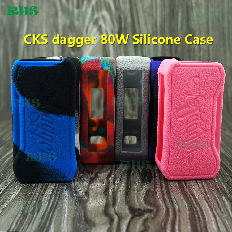 Фото 10pcs Indonesia hot selling CKS new fashionable silicone skin for 80W box Dagger perfect protector case cks dagger |