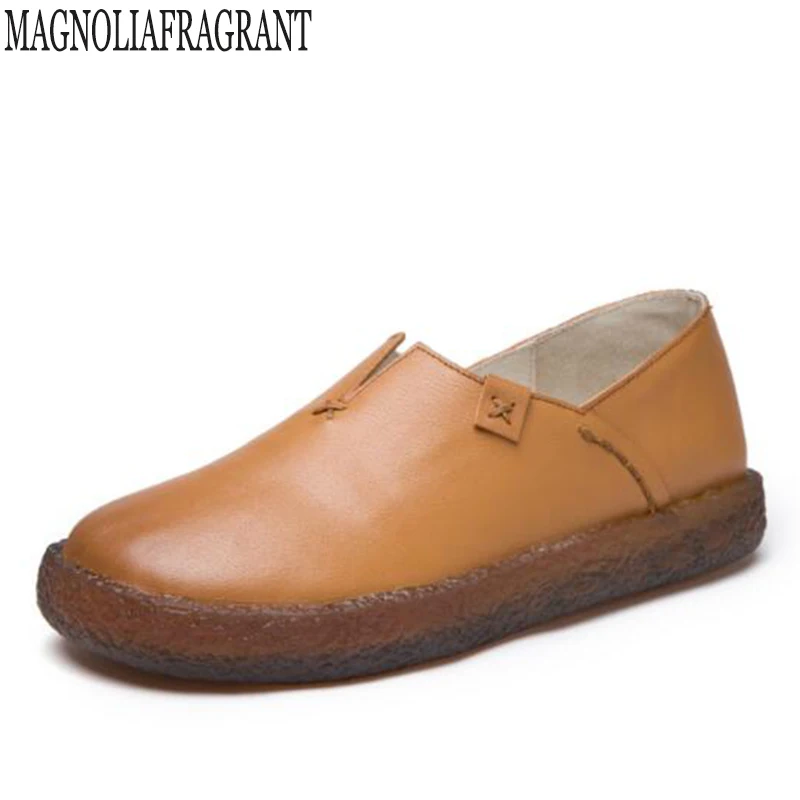 2018 new Handmade Genuine Leather women shoes Women Round Toe Lace-Up Casual Shoes Spring And Autumn Flat Loafers Shoes k158
2018 new Handmade Genuine Leather women shoes Women Round Toe Lace-Up Casual Shoes Spring And Autumn Flat Loafers Shoes k158