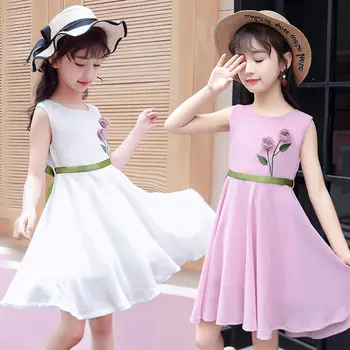 Children's clothing girls strap dress summer 2019 new Korean version of the little girl children chiffon princess dress
Children's clothing girls strap dress summer 2019 new Korean version of the little girl children chiffon princess dress