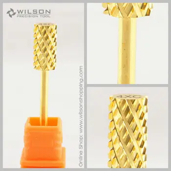 2pcs - Large Barrel Bit - Ultra Coarse (4XC-1140007) - Gold - WILSON Carbide Nail Drill Bits
2pcs - Large Barrel Bit - Ultra Coarse (4XC-1140007) - Gold - WILSON Carbide Nail Drill Bits