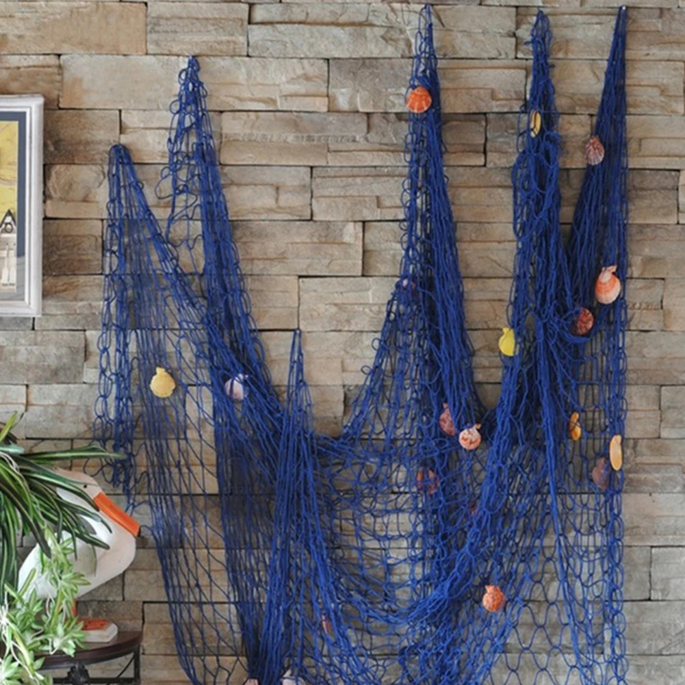 2018 NEW Personality Nautical Style Home Decoration 2M x 1M Fishing Net DIY Seaside Beach Shell Party Door Wall Decoration
2018 NEW Personality Nautical Style Home Decoration 2M x 1M Fishing Net DIY Seaside Beach Shell Party Door Wall Decoration