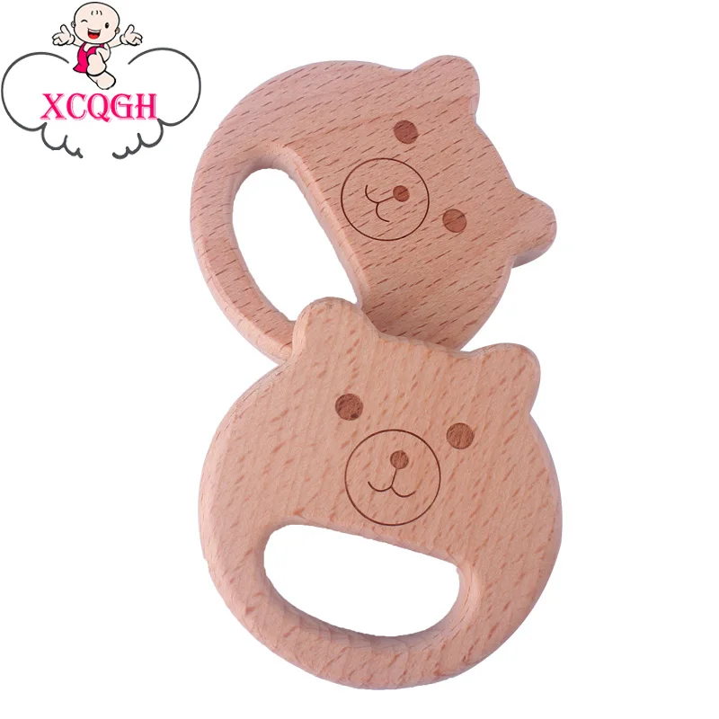 XCQGH 5PCS/10PCS Beech Wooden Teething Toy Cute Bear Pattern Natural Baby Toy Teether Gift
XCQGH 5PCS/10PCS Beech Wooden Teething Toy Cute Bear Pattern Natural Baby Toy Teether Gift