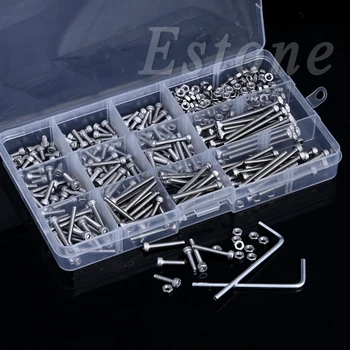 For 440Pcs M3 A2 Stainless Hex Head Socket Cap Screws Nuts Assortment Kit with Box Promotion
For 440Pcs M3 A2 Stainless Hex Head Socket Cap Screws Nuts Assortment Kit with Box Promotion