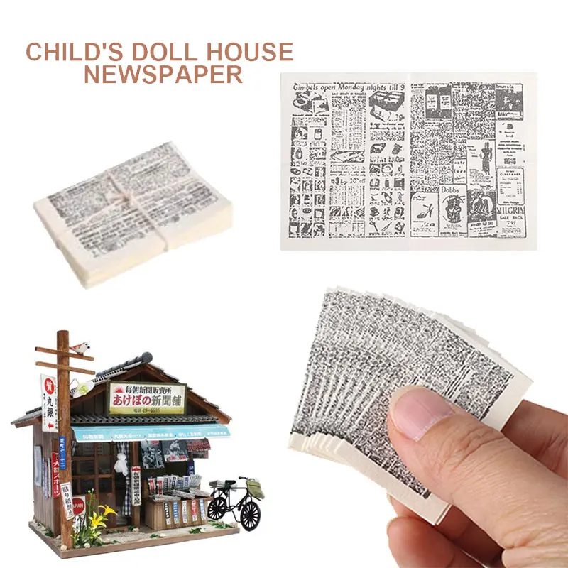 Mini Magazines Books Dollhouse Newspaper Accessories Doll House Newspaper Doll'S Accessories Journal Creative Play Scene Model
Mini Magazines Books Dollhouse Newspaper Accessories Doll House Newspaper Doll'S Accessories Journal Creative Play Scene Model
