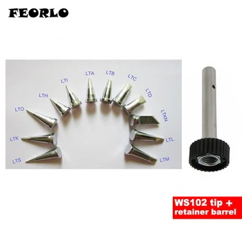 FEORLO 12pcs/set Weller WSP80 LTS LTK LTO LTH LTI LTA LTB LTC LTD LTKN LTL LTM with 1pcs Weller soldering tip retainer barrel
FEORLO 12pcs/set Weller WSP80 LTS LTK LTO LTH LTI LTA LTB LTC LTD LTKN LTL LTM with 1pcs Weller soldering tip retainer barrel