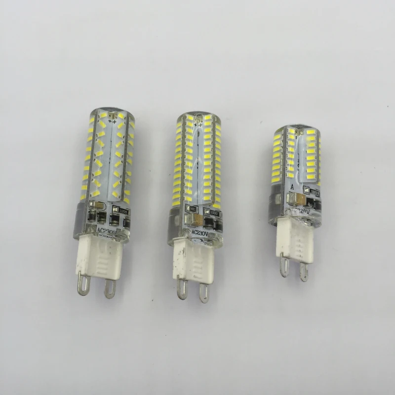 NEW 220V G9 LED Bulb 104/64/72 LEDs LED dimmable 3014SMD Lamps Silicone Crystal Light 360 Degree Replace Halogen Lamp
NEW 220V G9 LED Bulb 104/64/72 LEDs LED dimmable 3014SMD Lamps Silicone Crystal Light 360 Degree Replace Halogen Lamp