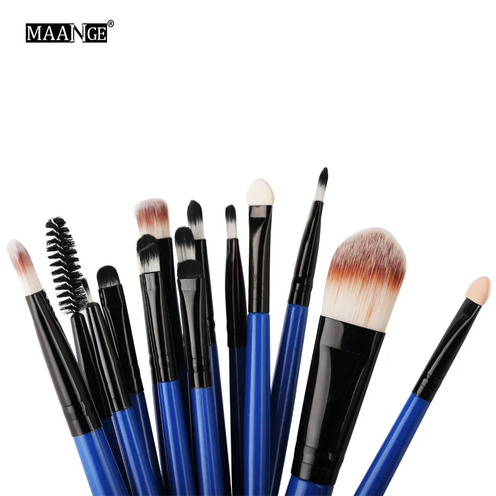 MAANGE makeup brushes set 15 pcs Cosmetic Makeup Brush Blusher Eye Shadow Brushes Set Kit pincei Maquiagem dropshipping 2019 HOT
MAANGE makeup brushes set 15 pcs Cosmetic Makeup Brush Blusher Eye Shadow Brushes Set Kit pincei Maquiagem dropshipping 2019 HOT