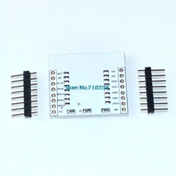 10pcs/lot ESP8266 serial WIFI module adapter plate Applies to ESP-07, ESP-08, ESP-12
10pcs/lot ESP8266 serial WIFI module adapter plate Applies to ESP-07, ESP-08, ESP-12