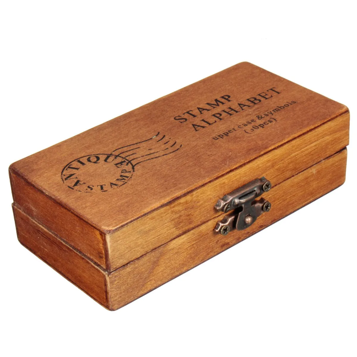 30 шт./упак. романтичный дизайн Ретро винтажный деревянный ящик с буквами алфавита