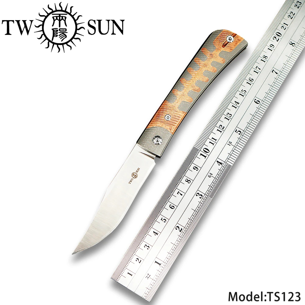 TWOSUN M390 Pocket Folding Knife camping knife hunting knife camping knife outdoor survival tool SLIP JOINT Titanium EDC TS123
TWOSUN M390 Pocket Folding Knife camping knife hunting knife camping knife outdoor survival tool SLIP JOINT Titanium EDC TS123