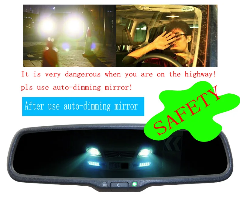 car anti-collision visible 4.3" auto dimming rear view mirror w original bracket for Hyundai w night vision camera parking
car anti-collision visible 4.3" auto dimming rear view mirror w original bracket for Hyundai w night vision camera parking