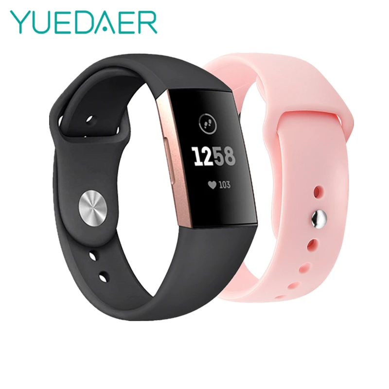 YUEDAER Women Wristband Men Watch Band For Fitbit Charge 3 Strap Silicone Breathable Soft TPU Pink Bracelet For Fitbit Charge3
YUEDAER Women Wristband Men Watch Band For Fitbit Charge 3 Strap Silicone Breathable Soft TPU Pink Bracelet For Fitbit Charge3