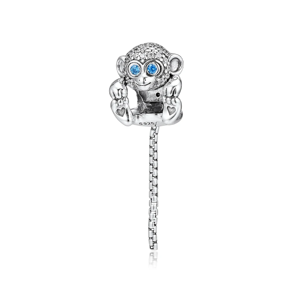 CKK Silver 925 Jewelry Fits Pandora Bracelets Sparkling Monkey Charm Fashion Beads Original Sterling Silver Making 
CKK Silver 925 Jewelry Fits Pandora Bracelets Sparkling Monkey Charm Fashion Beads Original Sterling Silver Making