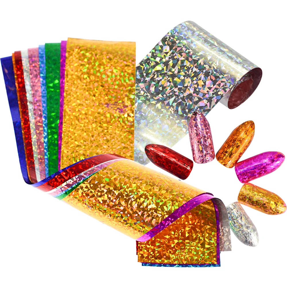 9pcs Holographic Starry Sky Glitter Nail Art Transfer Sticker Laser Nail Foils Beauty Manicure Nail Art Decorations DIY BE488
9pcs Holographic Starry Sky Glitter Nail Art Transfer Sticker Laser Nail Foils Beauty Manicure Nail Art Decorations DIY BE488