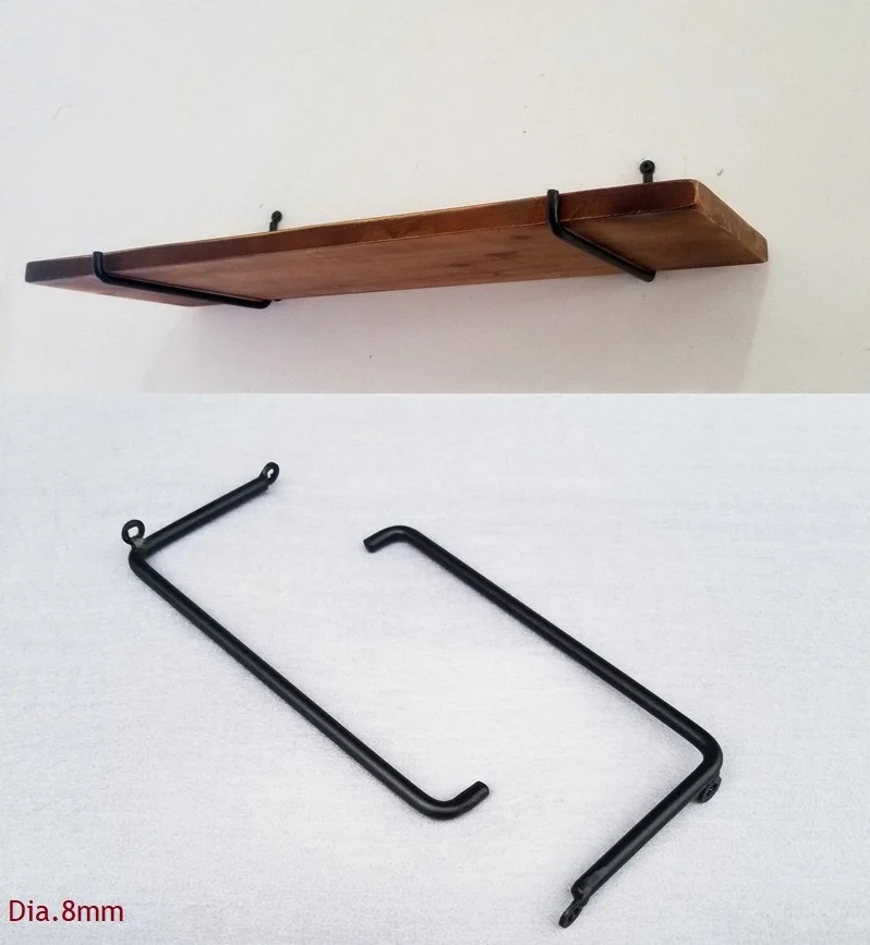 1Pair (2 Pcs)/Lot Black Wall Mounted Bar Shelf Bracket Brackets Support With Screws U shape
1Pair (2 Pcs)/Lot Black Wall Mounted Bar Shelf Bracket Brackets Support With Screws U shape