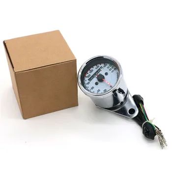 Universal Motorcycle Speedometer Odometer Gauge Dual Speed Meter with LCD Indicator Vintage Modification Accessory
Universal Motorcycle Speedometer Odometer Gauge Dual Speed Meter with LCD Indicator Vintage Modification Accessory