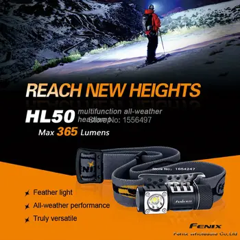 Free Shipping New Fenix HL50 XM-L2 T6 365 lumens 3 mode strong multi-purpose bald head lamp headlamp 1*AA/1*CR123A
Free Shipping New Fenix HL50 XM-L2 T6 365 lumens 3 mode strong multi-purpose bald head lamp headlamp 1*AA/1*CR123A